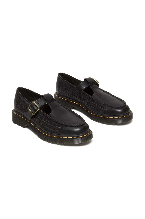 Kožne cipele Dr. Martens Adrian T Bar DM31622001 crna SS24