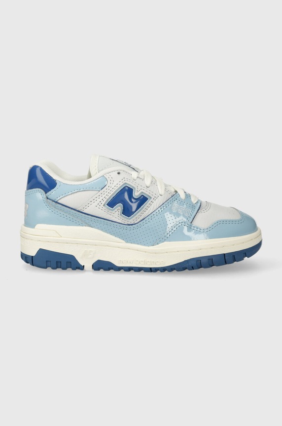 Kožené tenisky New Balance 550 přírodní kůže modrá BB550YKE