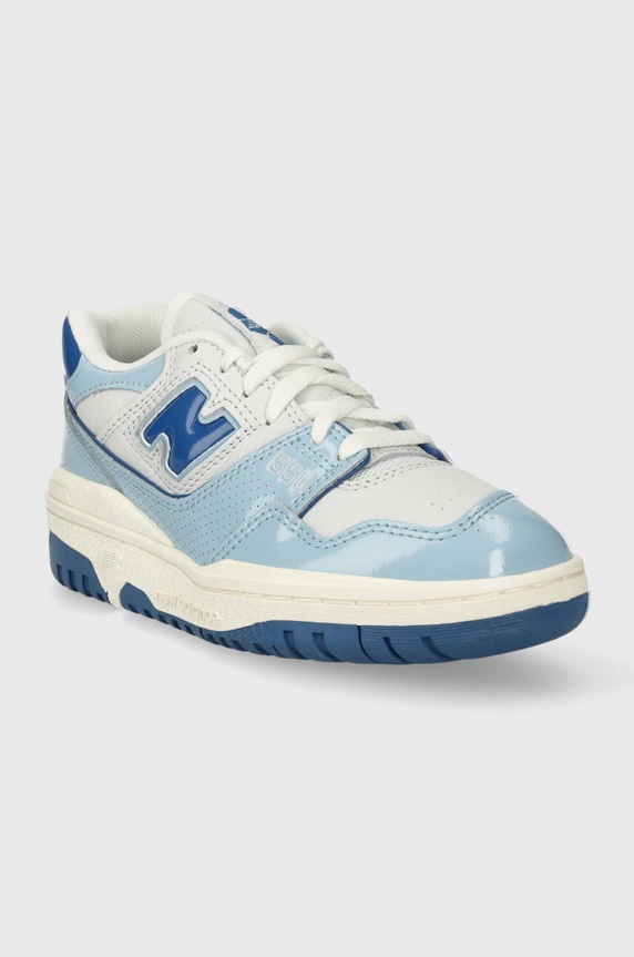 Kožené tenisky New Balance 550 BB550YKE modrá SS24