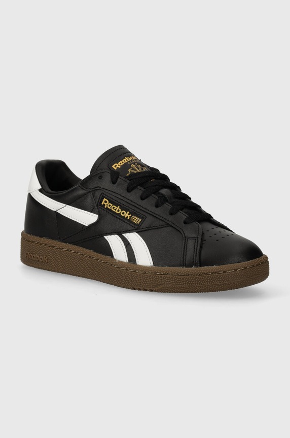 Reebok Classic bőr sportcipő CLUB C lapos fekete 100202327