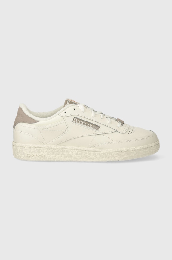 Usnjene superge Reebok Classic Club C 85 100074162 bež SS24
