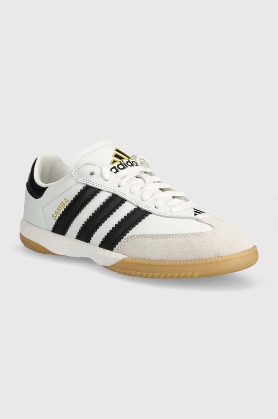 adidas Originals sneakersy skórzane Samba MN niska biały IF1953