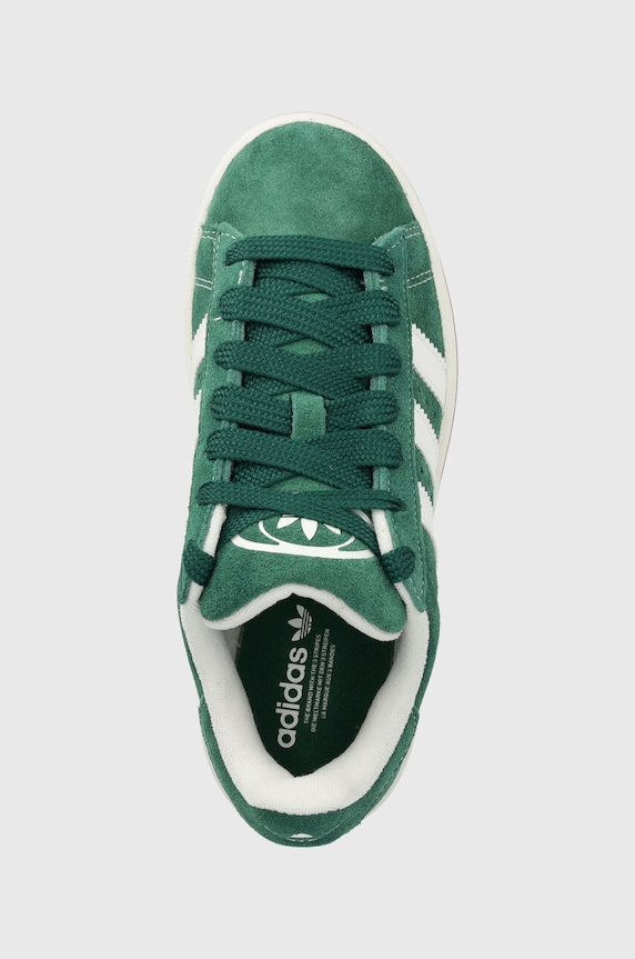 Tenisice od brušene kože adidas Originals Campus 00s J zelena IH7492