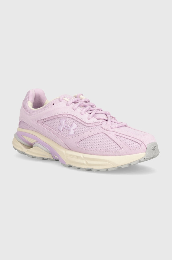 Αθλητικά παπούτσια Under Armour UA Apparition δέρμα σαμουά μωβ 3027596