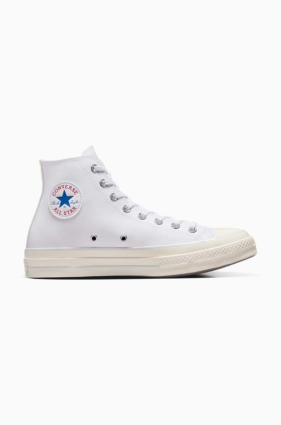 Kecky Converse Chuck 70 HI plochá bílá A07201C
