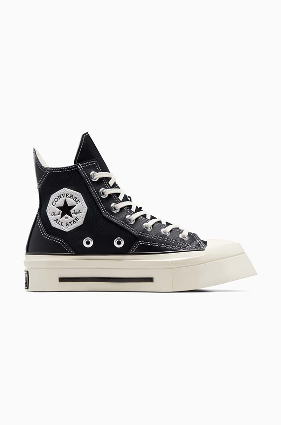 Converse scarpe da ginnastica Chuck 70 De Luxe Squared HI tessile nero A06435C