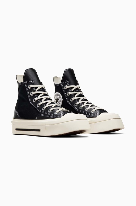 Converse scarpe da ginnastica Chuck 70 De Luxe Squared HI A06435C nero AW24