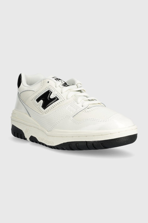 New Balance sneakers din piele BB550YKF alb SS24