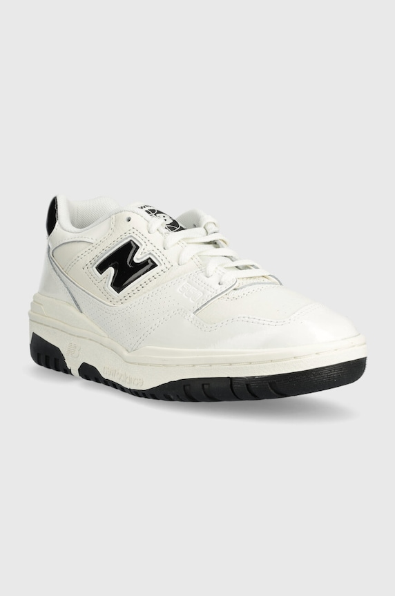 New Balance sneakers din piele BB550YKF alb SS24