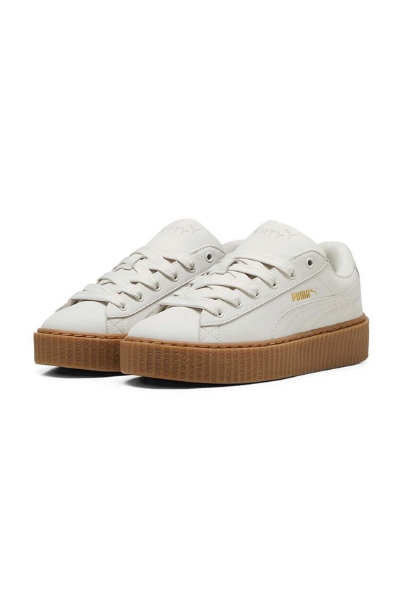 Маратонки от набук Puma Fenty x Puma Creeper Phatty Nubuck 39681303 бежов SS24