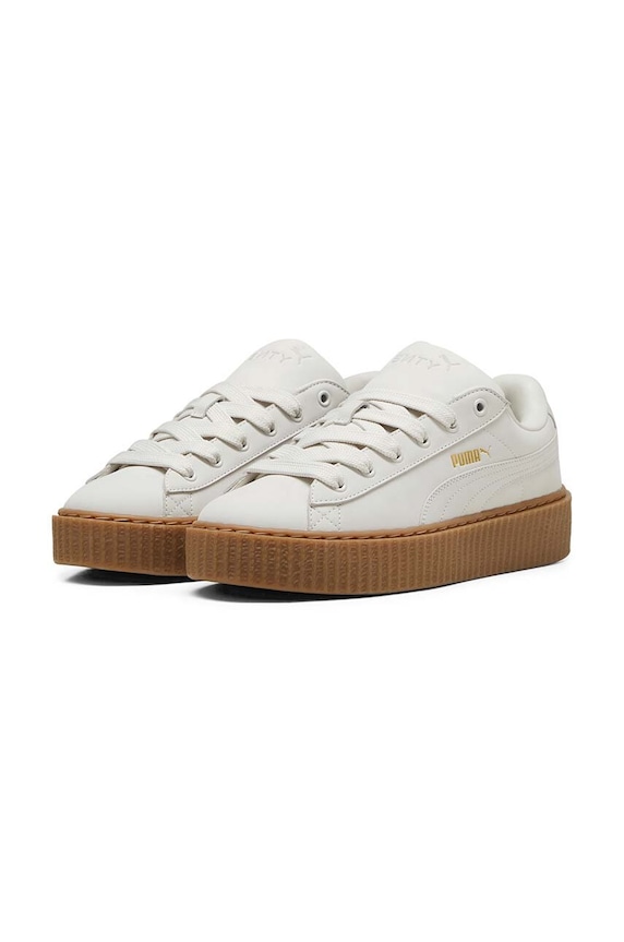 Маратонки от набук Puma Fenty x Puma Creeper Phatty Nubuck 39681303 бежов SS24