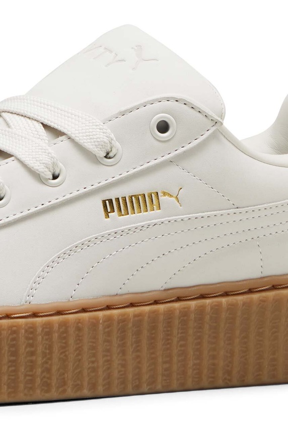 Обувки Маратонки от набук Puma Fenty x Puma Creeper Phatty Nubuck 39681303 бежов
