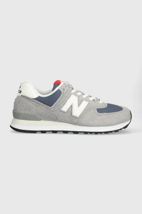New Balance sportcipő 574 velúr bőr szürke U574GWH