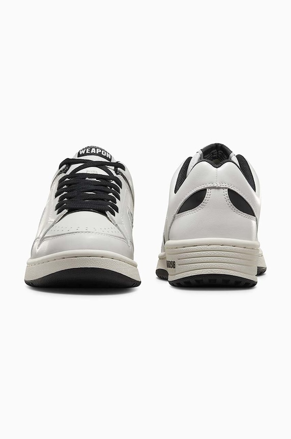 Обувь Кожаные кроссовки Converse Weapon Old Money A07239C белый