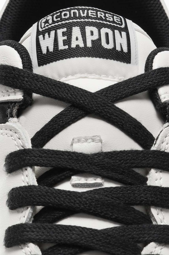 Кожаные кроссовки Converse Weapon Old Money белый A07239C