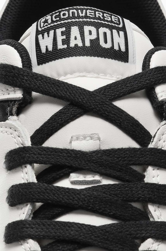 Кожаные кроссовки Converse Weapon Old Money белый A07239C