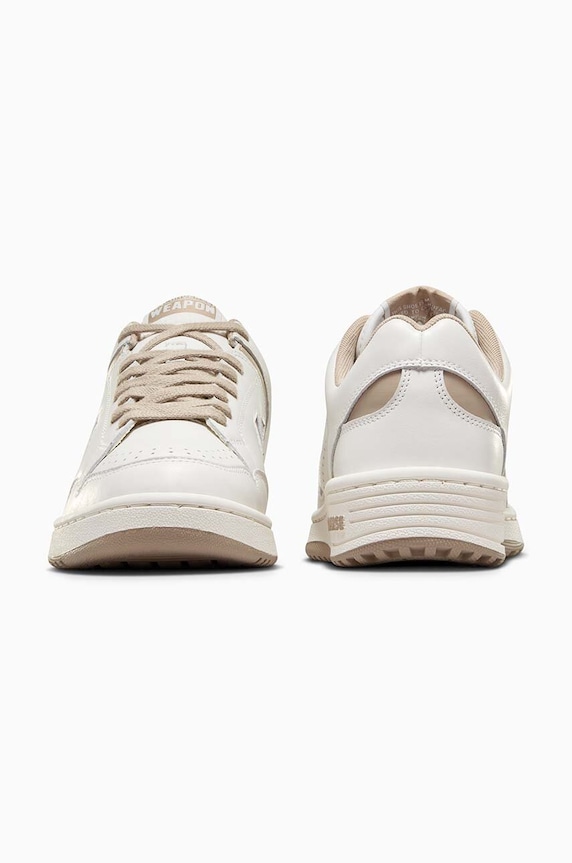 Obuwie Converse sneakersy skórzane Weapon Old Money A07240C beżowy