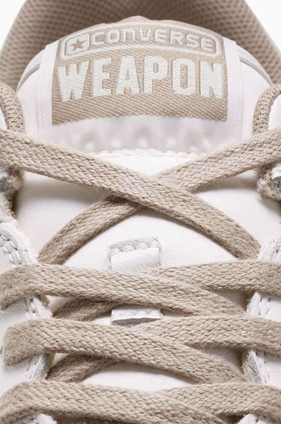Converse sneakersy skórzane Weapon Old Money beżowy A07240C