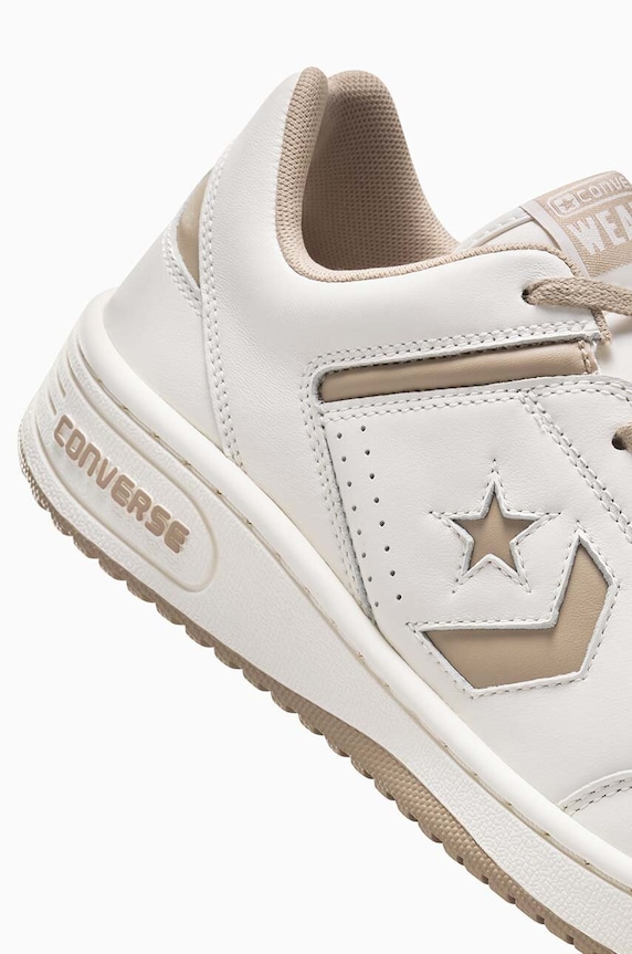 Converse sneakersy skórzane Weapon Old Money A07240C beżowy