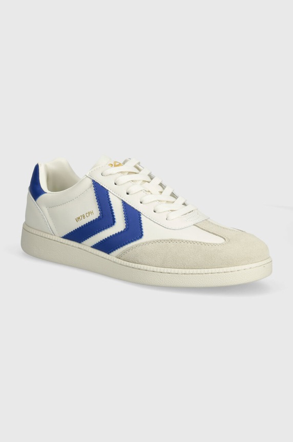 Hummel sneakers din piele VM78 CPH ML plată alb 224160
