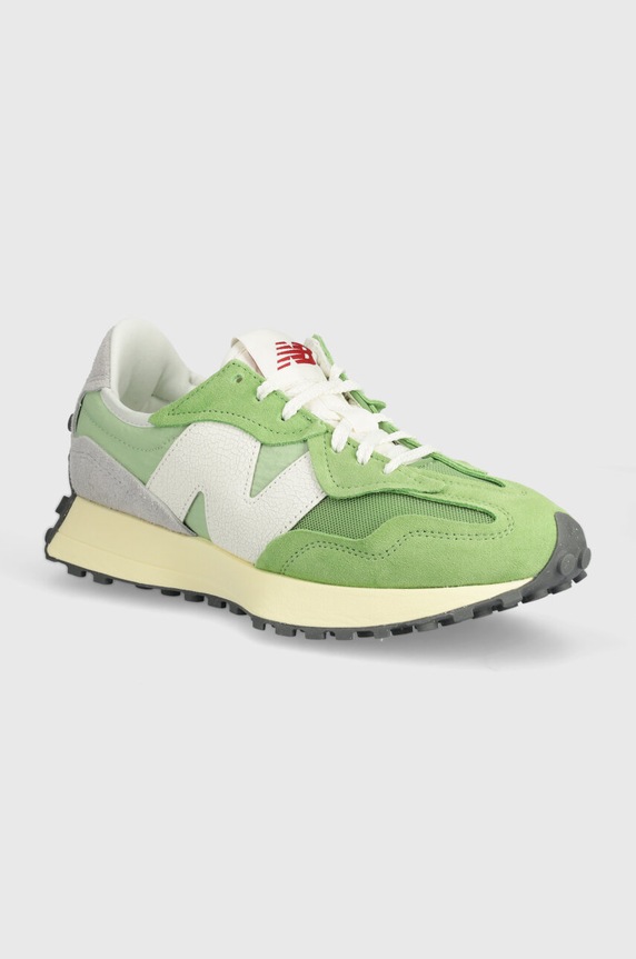 New Balance sneakersy 327 skóra zamszowa zielony U327WRD