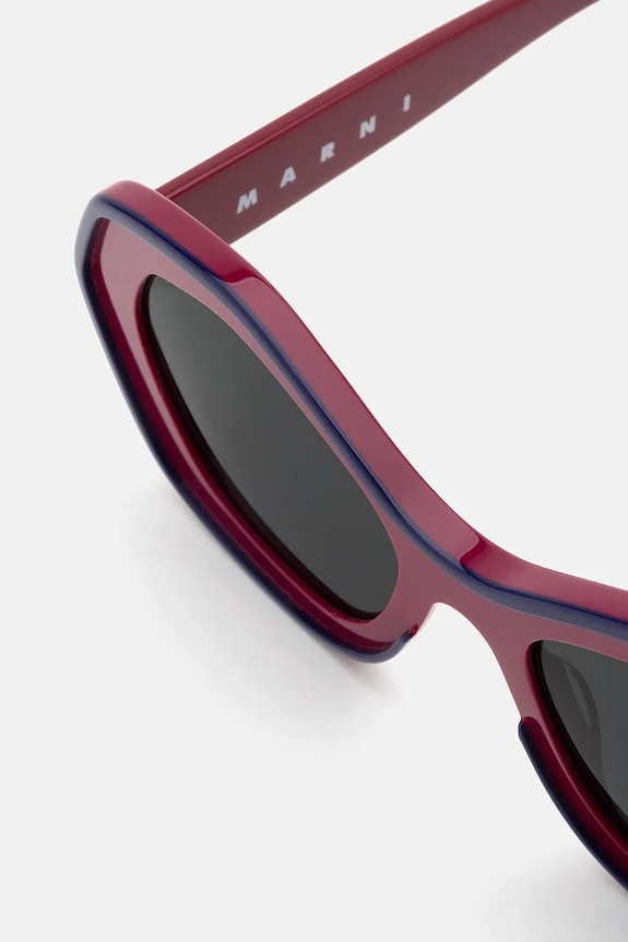 Slnečné okuliare Marni Ulawun Vulcano Bordeaux burgundské EYMRN00024.002.YAL