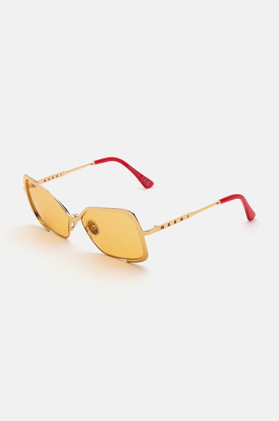 Marni occhiali da sole Unila Valley Gold Mustard EYMRN00058.001.52Z multicolore AA00