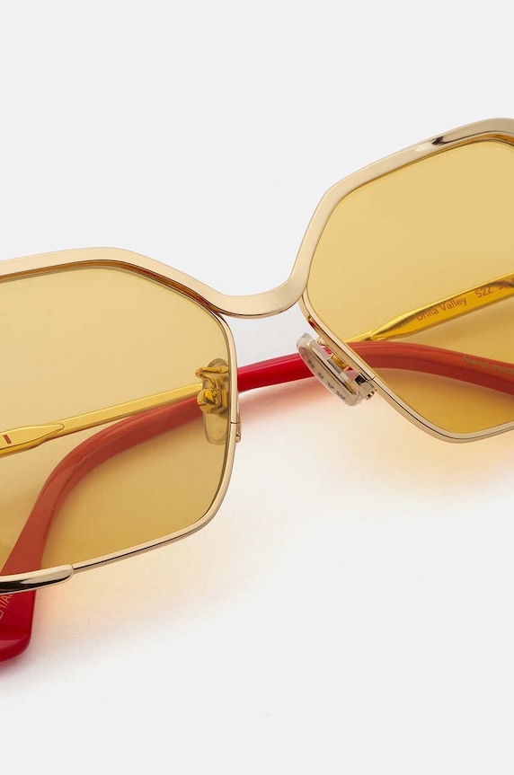 Marni occhiali da sole Unila Valley Gold Mustard multicolore EYMRN00058.001.52Z