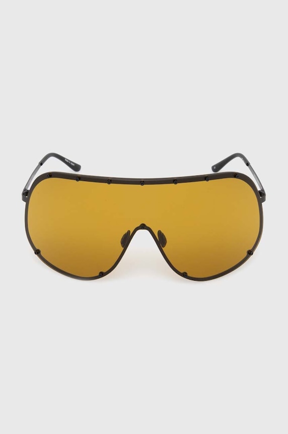 Rick Owens sunglasses Occhiali Da Sole Sunglasses Shield transparent black RG0000006.GBLKBN.0945