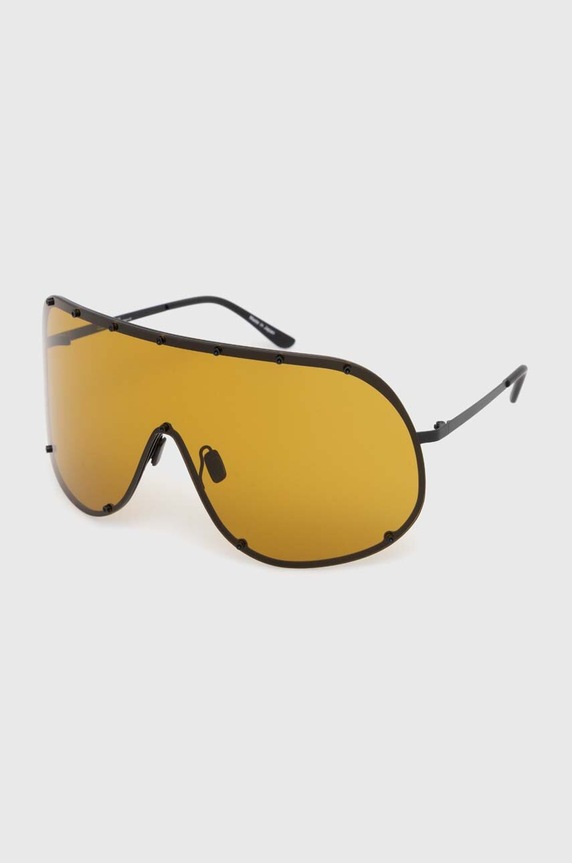 Rick Owens sunglasses Occhiali Da Sole Sunglasses Shield RG0000006.GBLKBN.0945 black SS24