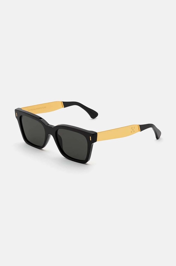 Retrosuperfuture ochelari de soare America rotund negru AMERICA.X77