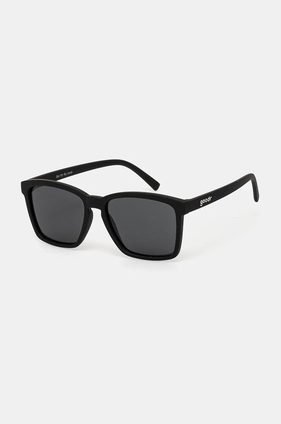 Goodr okulary przeciwsłoneczne Get On My Level jednolita czarny GO.312645