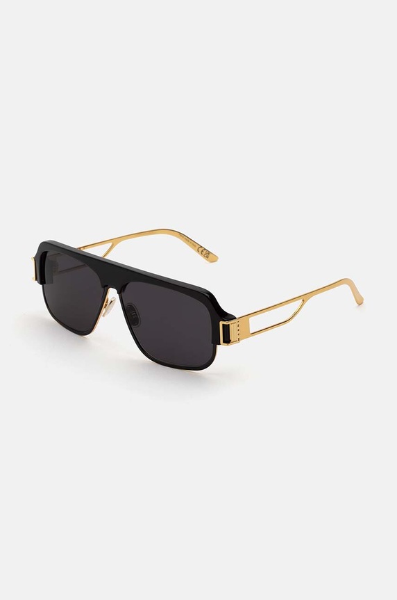 Marni ochelari de soare Burullus uniforme negru EYMRN00057.001.FMZ