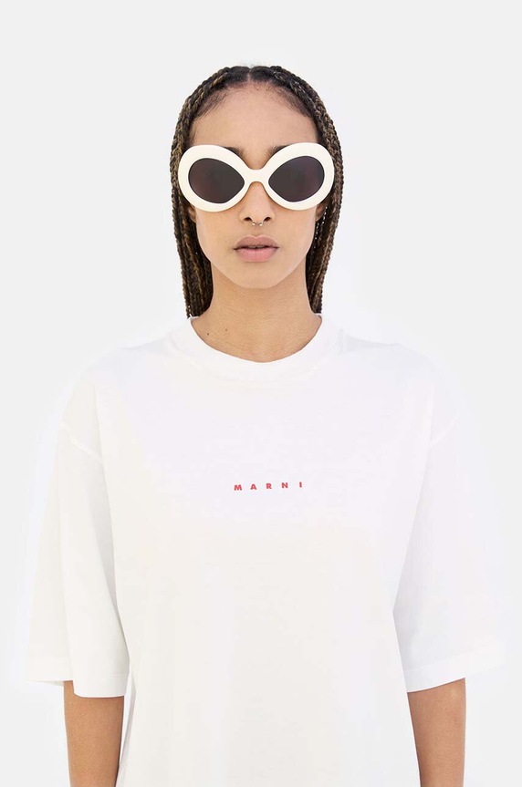 Marni ochelari de soare Lake Of Fire uniforme bej EYMRN00068.002.71D