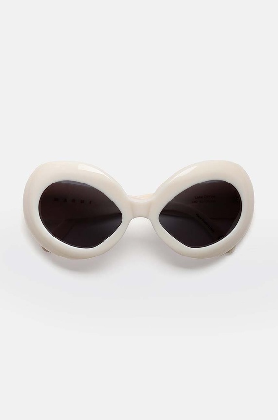 Marni ochelari de soare Lake Of Fire bej EYMRN00068.002.71D