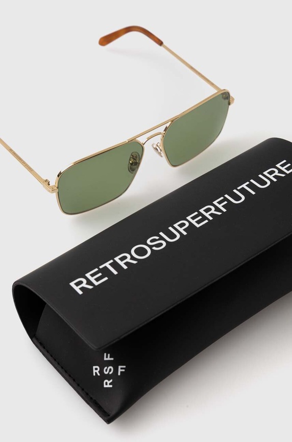 Αξεσουάρ Γυαλιά ηλίου Retrosuperfuture Iggy IGGY.2.0.PRI χρυσαφί