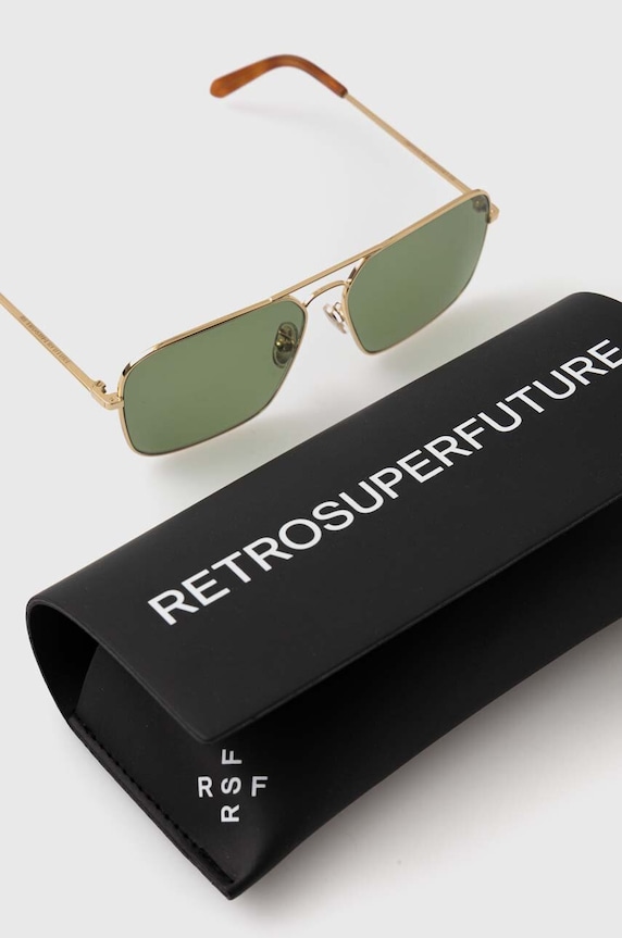 Αξεσουάρ Γυαλιά ηλίου Retrosuperfuture Iggy IGGY.2.0.PRI χρυσαφί