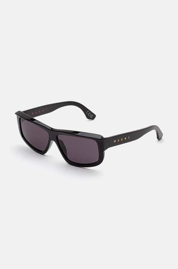 Marni ochelari de soare Annapuma Circuit Black dreptunghiular negru EYMRN0042A.001