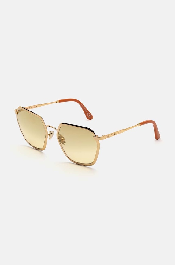 Sluneční brýle Marni Great Noligwa Mine Oro geometrické béžová EYMRN00028.001.8HI