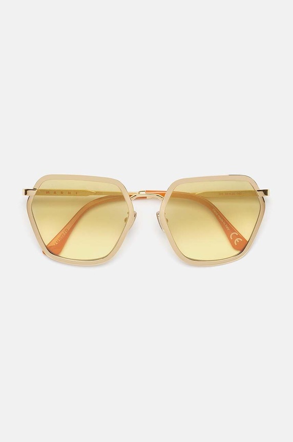 Sluneční brýle Marni Great Noligwa Mine Oro EYMRN00028.001.8HI béžová