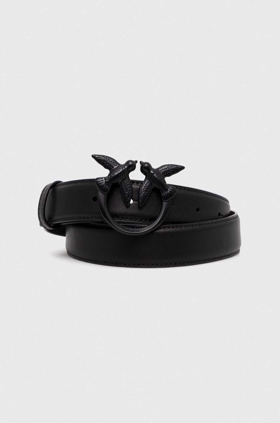 Pinko curea de piele negru 100125.A1K2