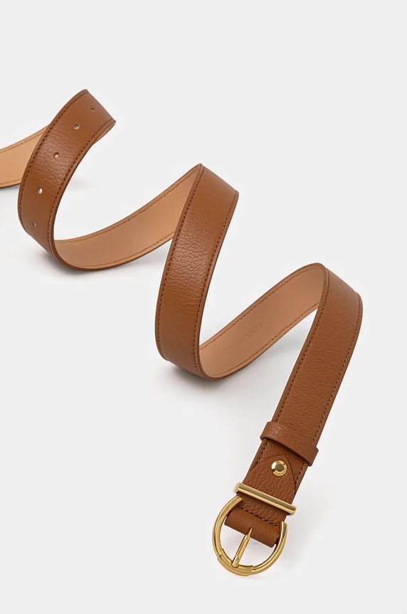 Coccinelle cintura in pelle E3.N35.11.06.01 marrone SS25