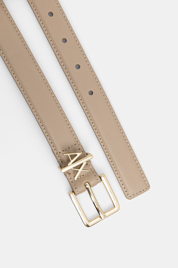 Armani Exchange opasok dámsky kožený 941182.4R759 béžová AA00