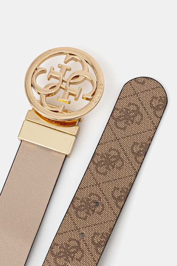 Accesorii Guess curea cu doua fete BW9166.P4235 bej