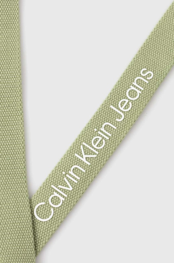 Detský opasok Calvin Klein Jeans IU0IU00594.PPYH zelená SS24