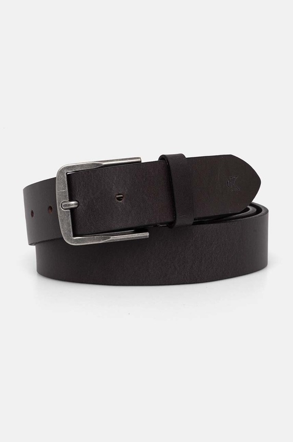 Kožený pásek Calvin Klein Jeans hnědá K50K511421
