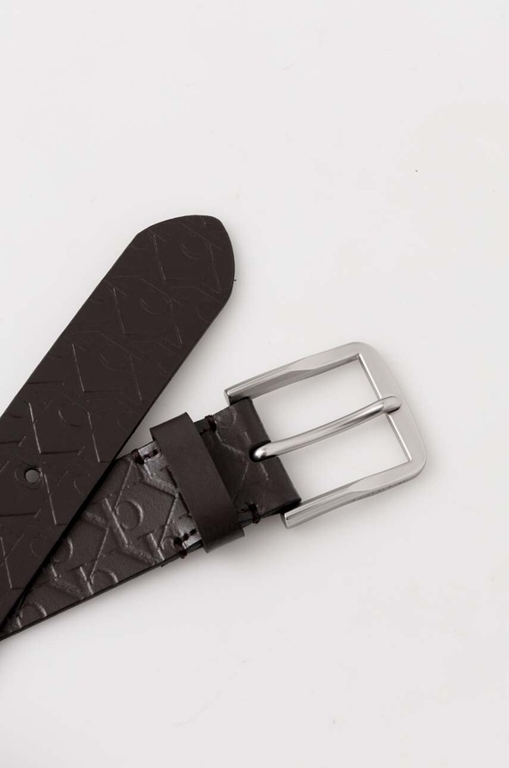 Calvin Klein Jeans pasek skórzany K50K511518 brązowy SS24
