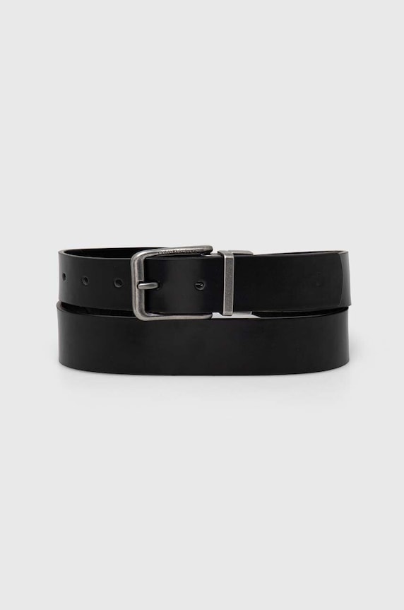 Oboustranný pásek Calvin Klein Jeans imitace kůže černá K50K511515