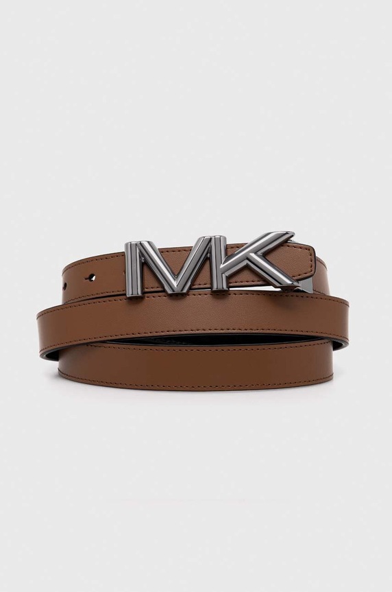 Michael Kors pasek dwustronny brązowy 39S4LBLY1U
