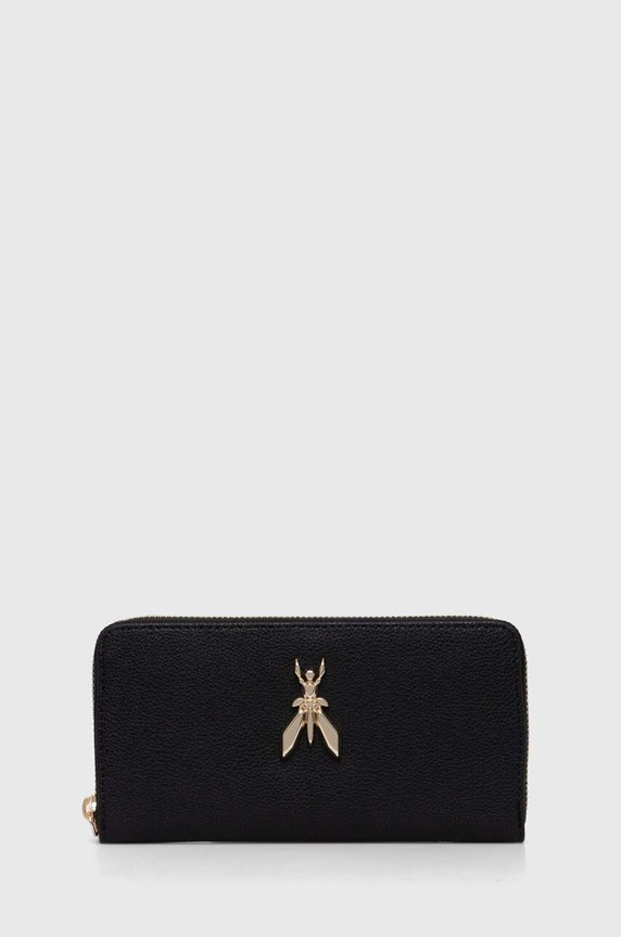 Kožni novčanik Patrizia Pepe bez uzorka crna 8Q0020.L001